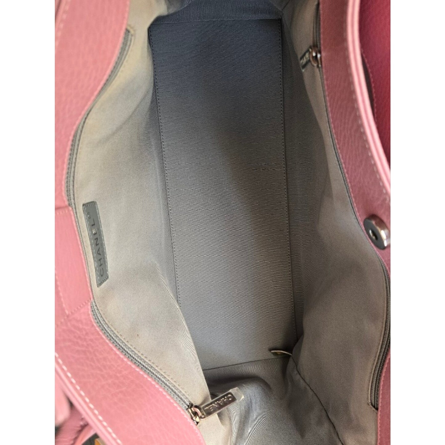 CHANEL Cerf Tote Pink Silver Hardware Series 20 - COA included