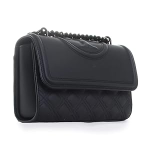 Tory Burch Fleming Matte Convertible Shoulder Bag Black