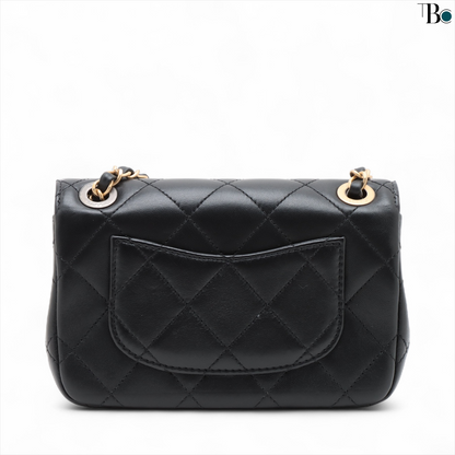 Chanel Coco Clips Flap Bag Embellished Quilted Lambskin Small - LIKE NEW