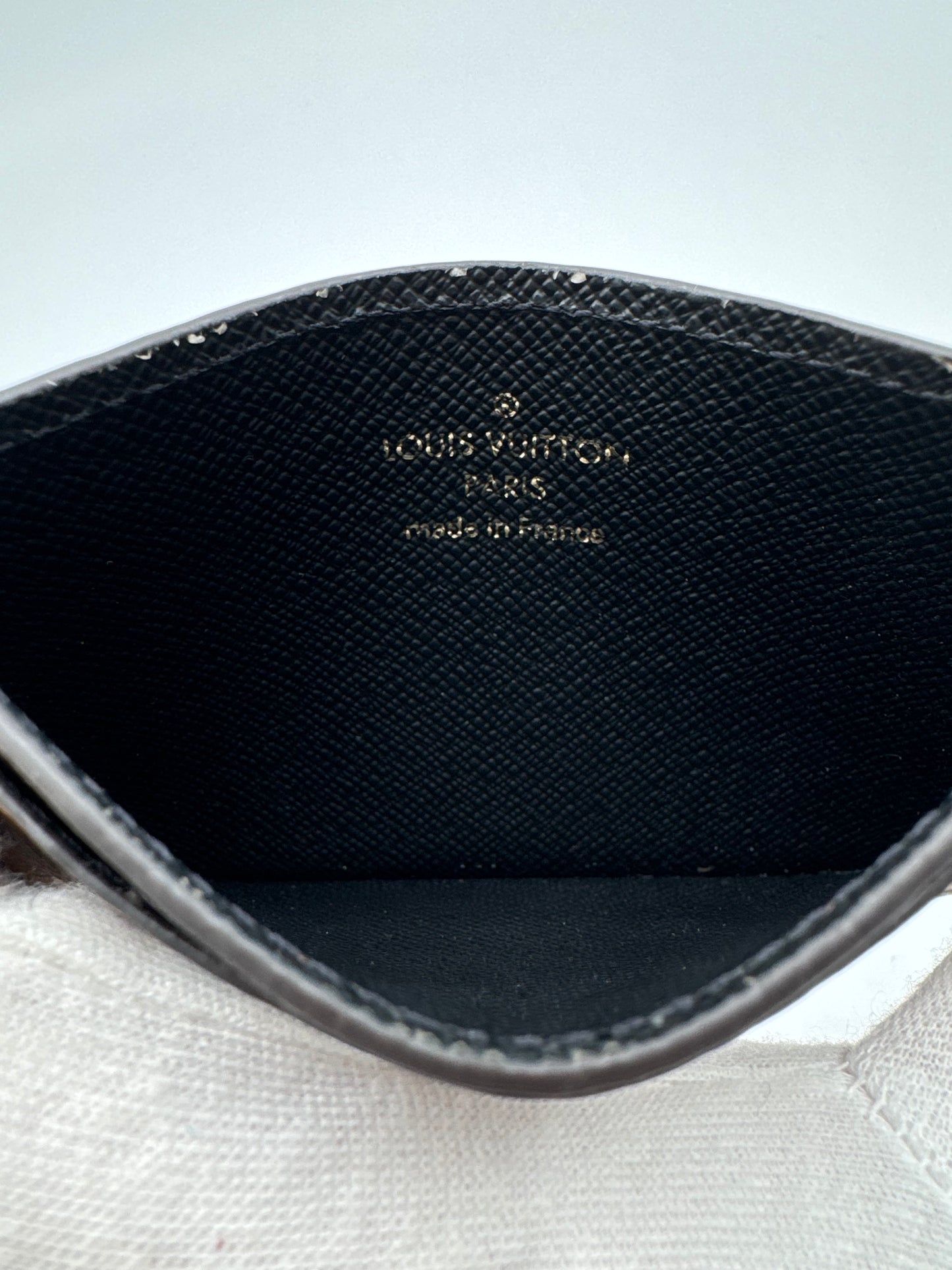 Louis Vuitton Porte Carte Monogram Reverse Business Card Holder - LIKE NEW