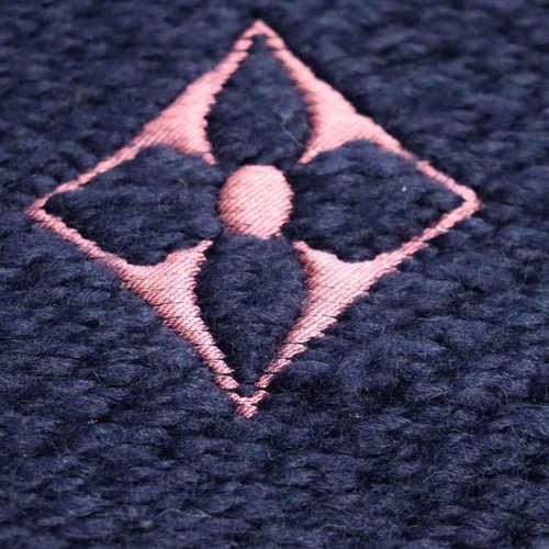 LOUIS VUITTON Echarpe Logomania Muffler/Scarf Navy Multi M70899 GM0138