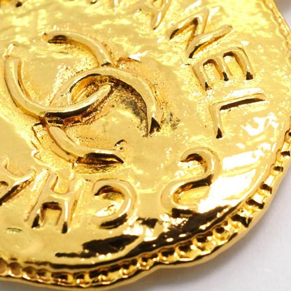 Chanel Necklace Coco Mark Circle GP Plated Gold