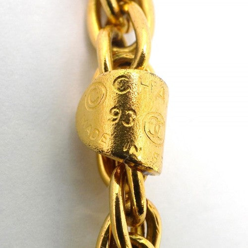 Chanel Necklace Coco Mark Circle GP Plated Gold