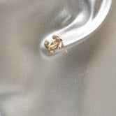Chanel Earrings CHANEL CC Gold 10P