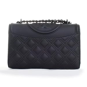 Tory Burch Fleming Matte Convertible Shoulder Bag Black