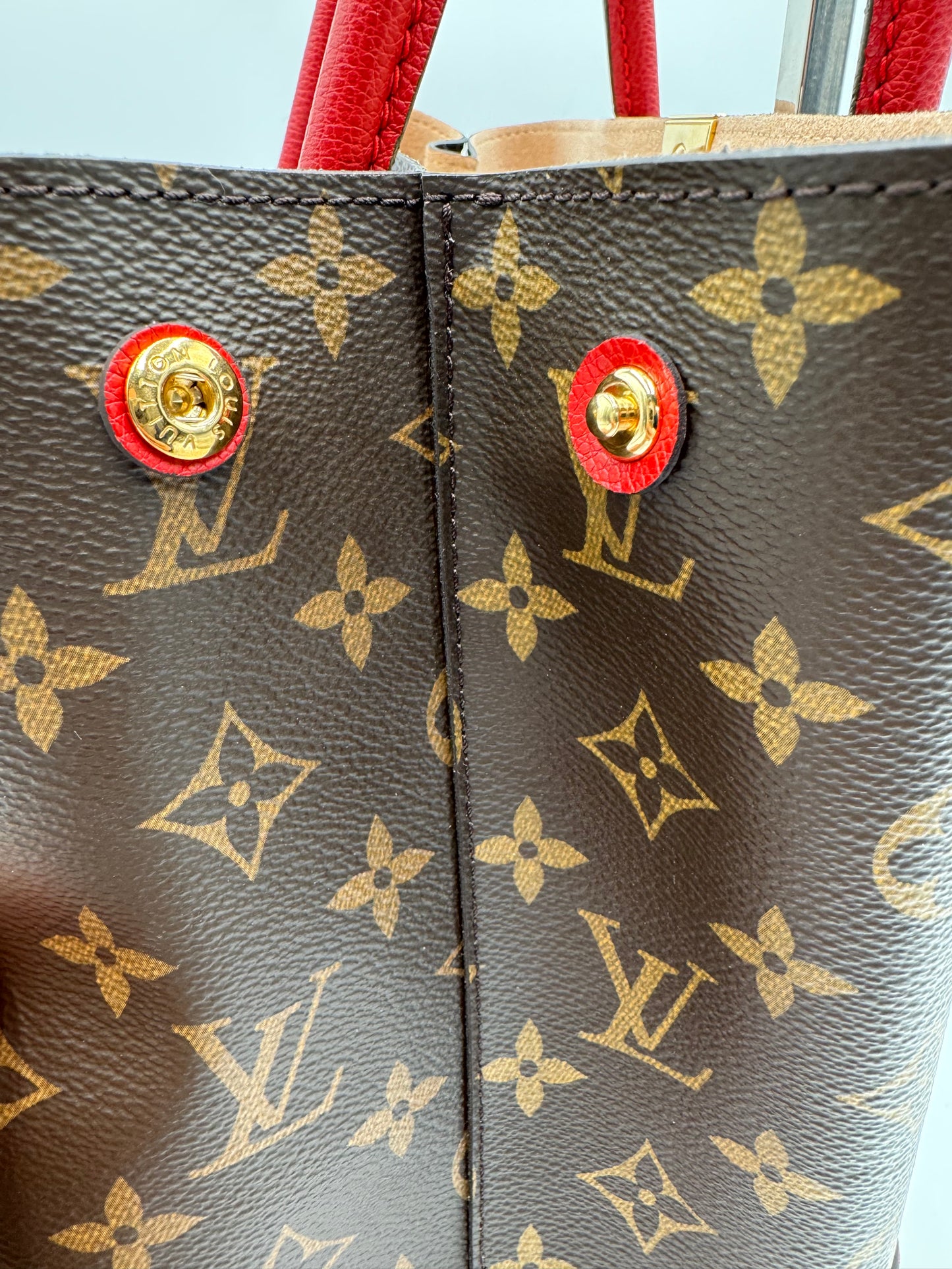 Louis Vuitton Monogram Flandrin Cerise Canvas Handbag - LIKE NEW