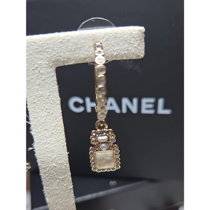 #192 - Chanel 2023 CC Logo & Perfume Bottle Drop Earrings