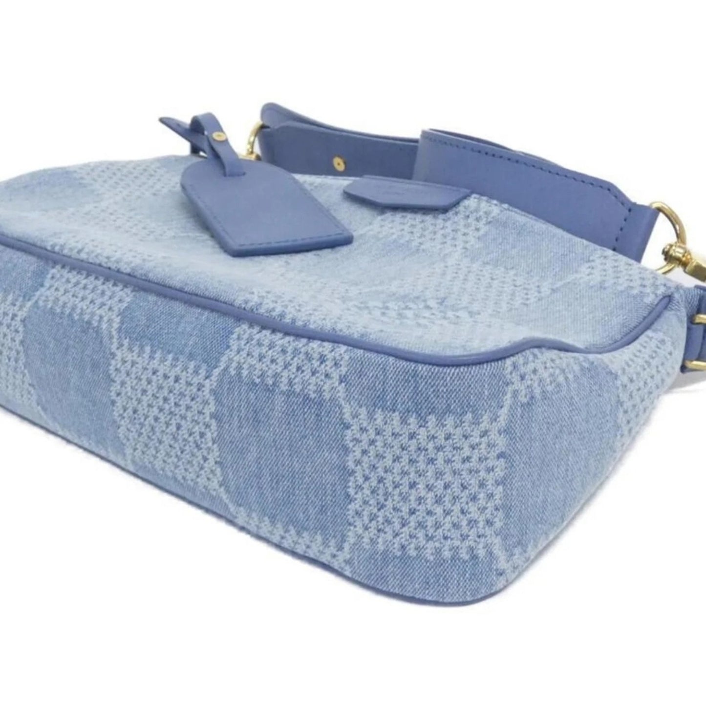 Loius Vuitton Denim Damier Limited Ed. Large Pouch - COA included