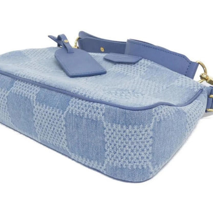 Loius Vuitton Denim Damier Limited Ed. Large Pouch - COA included