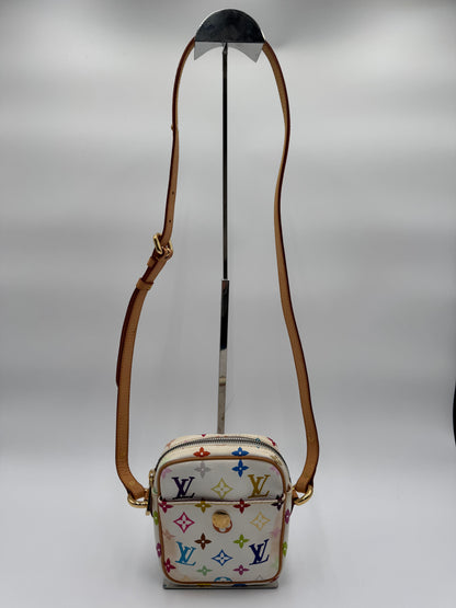 Louis Vuitton Monogram Multicolor Lift Shoulder Bag Pochette Blanc White