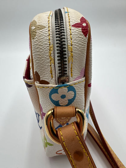 Louis Vuitton Monogram Multicolor Lift Shoulder Bag Pochette Blanc White