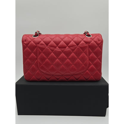Chanel Double Flap Caviar Mefium Silver Hardware SERIES 20