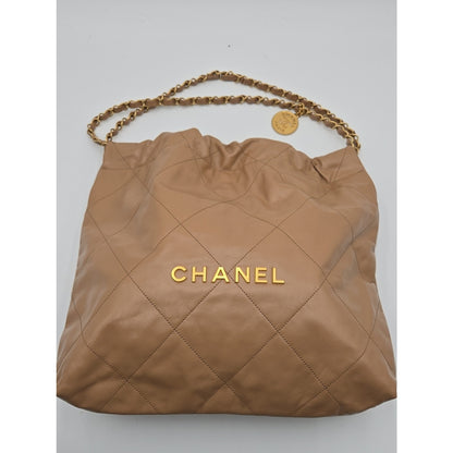 CHANEL 22 - Beige/Tan Medium
