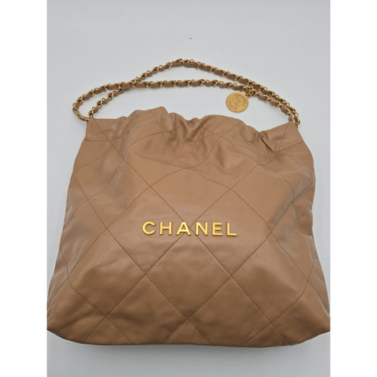 CHANEL 22 - Beige/Tan Medium