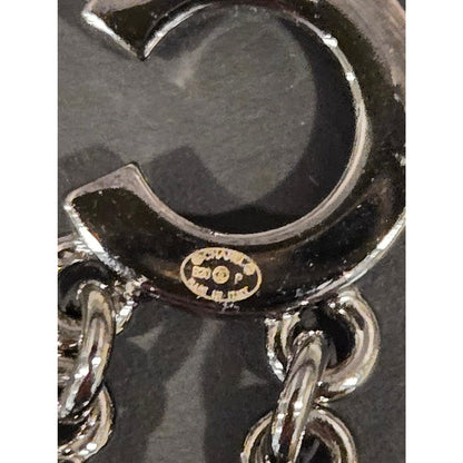 #202 - CHANEL B20 Pearl/Crystal Bright Young Things Earrings Gold Ruthenium