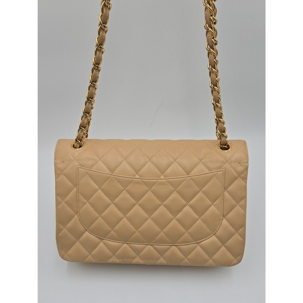 Chanel Jumbo Double Flap Caviar Beige SERIES
