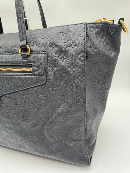 Louis Vuitton Monogram Empreinte Lumineuse GM - Infini Dark Navy Bag/Tote