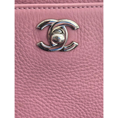 CHANEL Cerf Tote Pink Silver Hardware Series 20 - COA included
