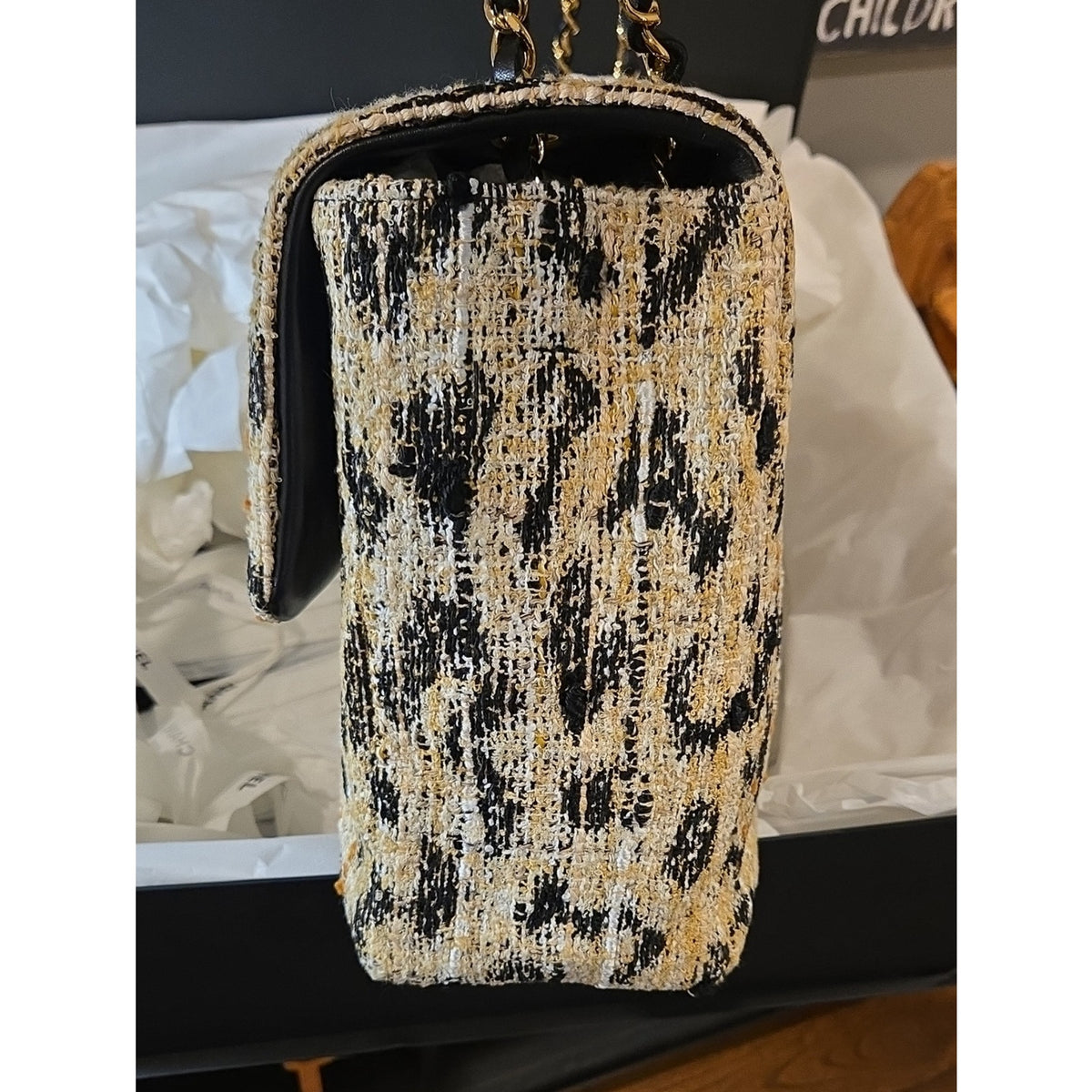 CHANEL Maxi Flap 38cm 2026 - Cheetah