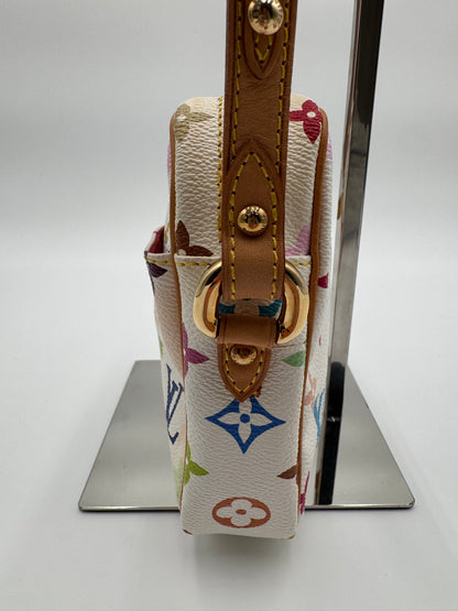 Louis Vuitton Monogram Multicolor Lift Shoulder Bag Pochette Blanc White