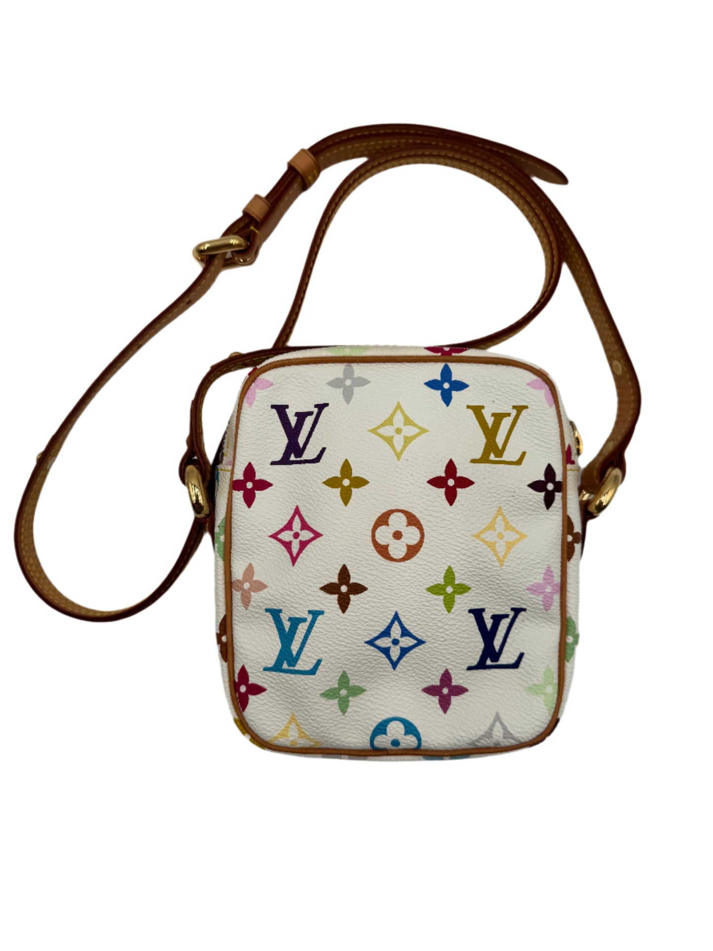 Louis Vuitton Monogram Multicolor Lift Shoulder Bag Pochette Blanc White