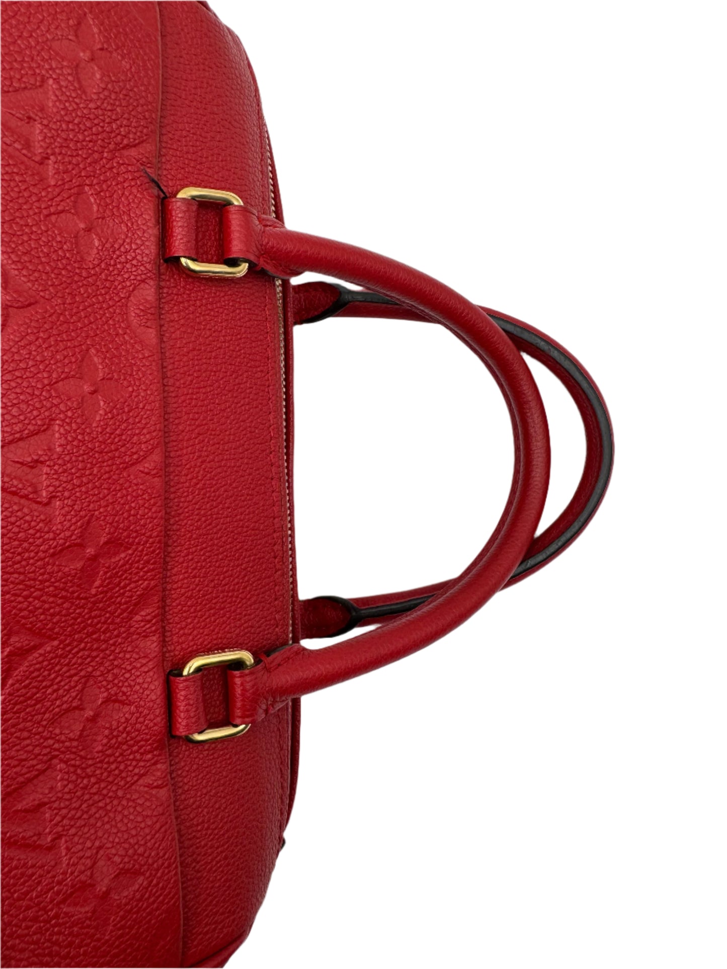 Louis Vuitton Speedy Bandouliere 25 Boston Bag Monogram Empreinte Scarlet (Red)