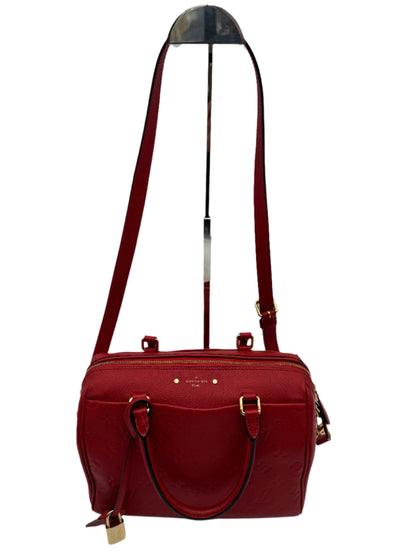 Louis Vuitton Speedy Bandouliere 25 Boston Bag Monogram Empreinte Scarlet (Red)