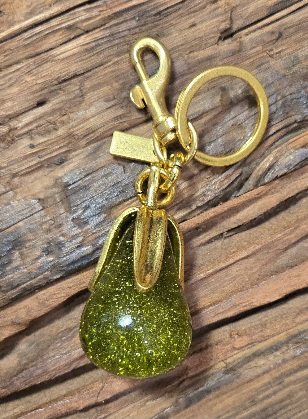 Pear charm / Key Holder