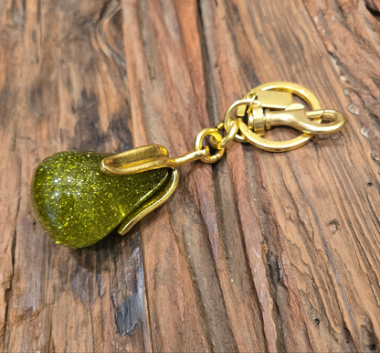 Pear charm / Key Holder