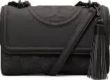 Tory Burch Fleming Matte Convertible Shoulder Bag Black
