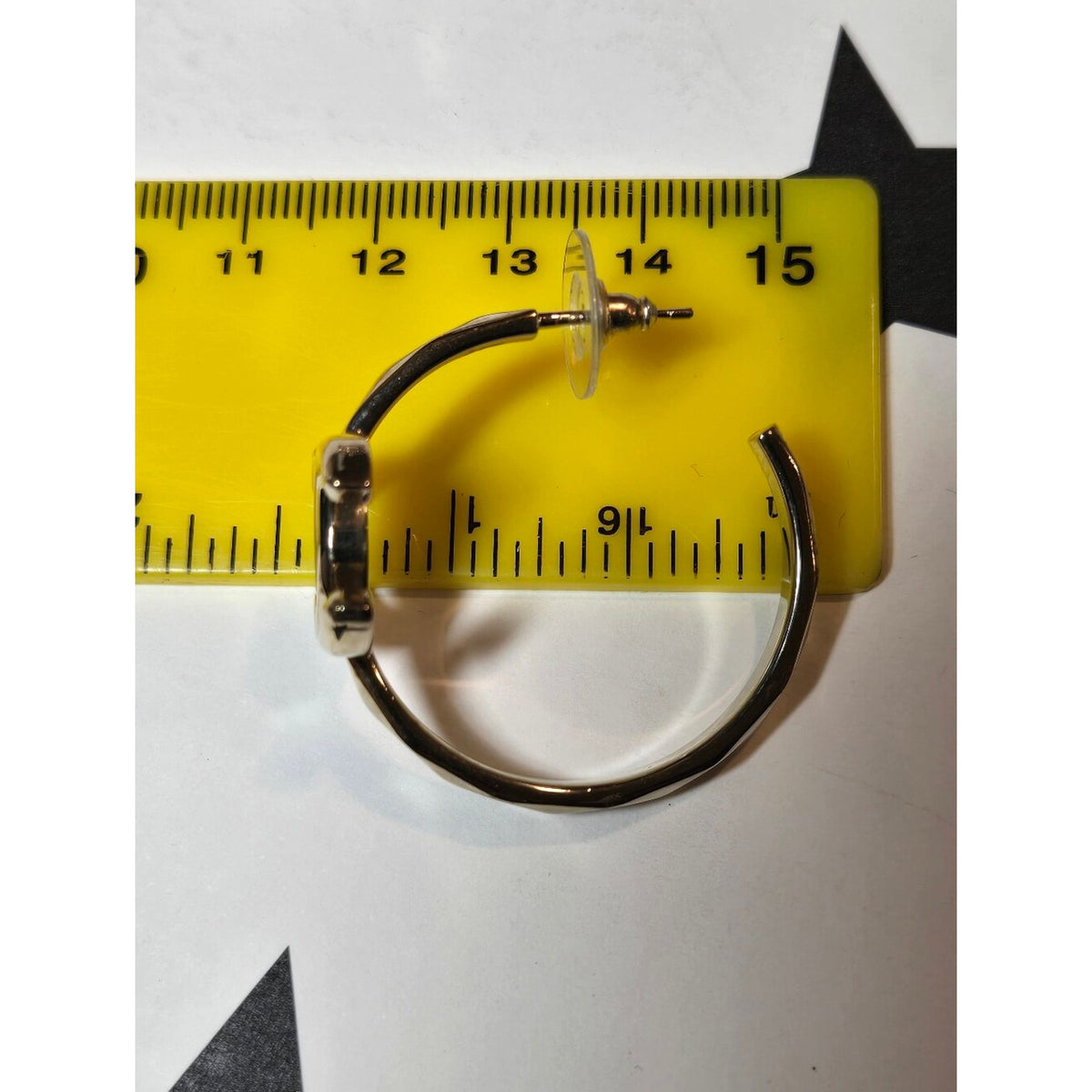 #185 Chanel CC Hoop Earrings Gold 2017 Sprin/Summer