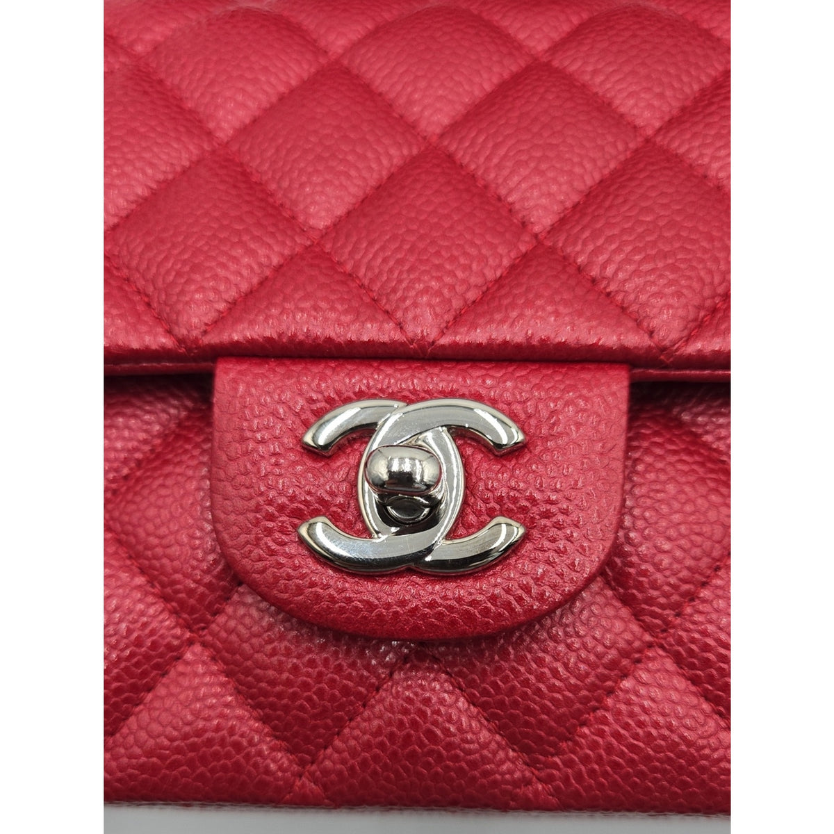 Chanel Double Flap Caviar Mefium Silver Hardware SERIES 20