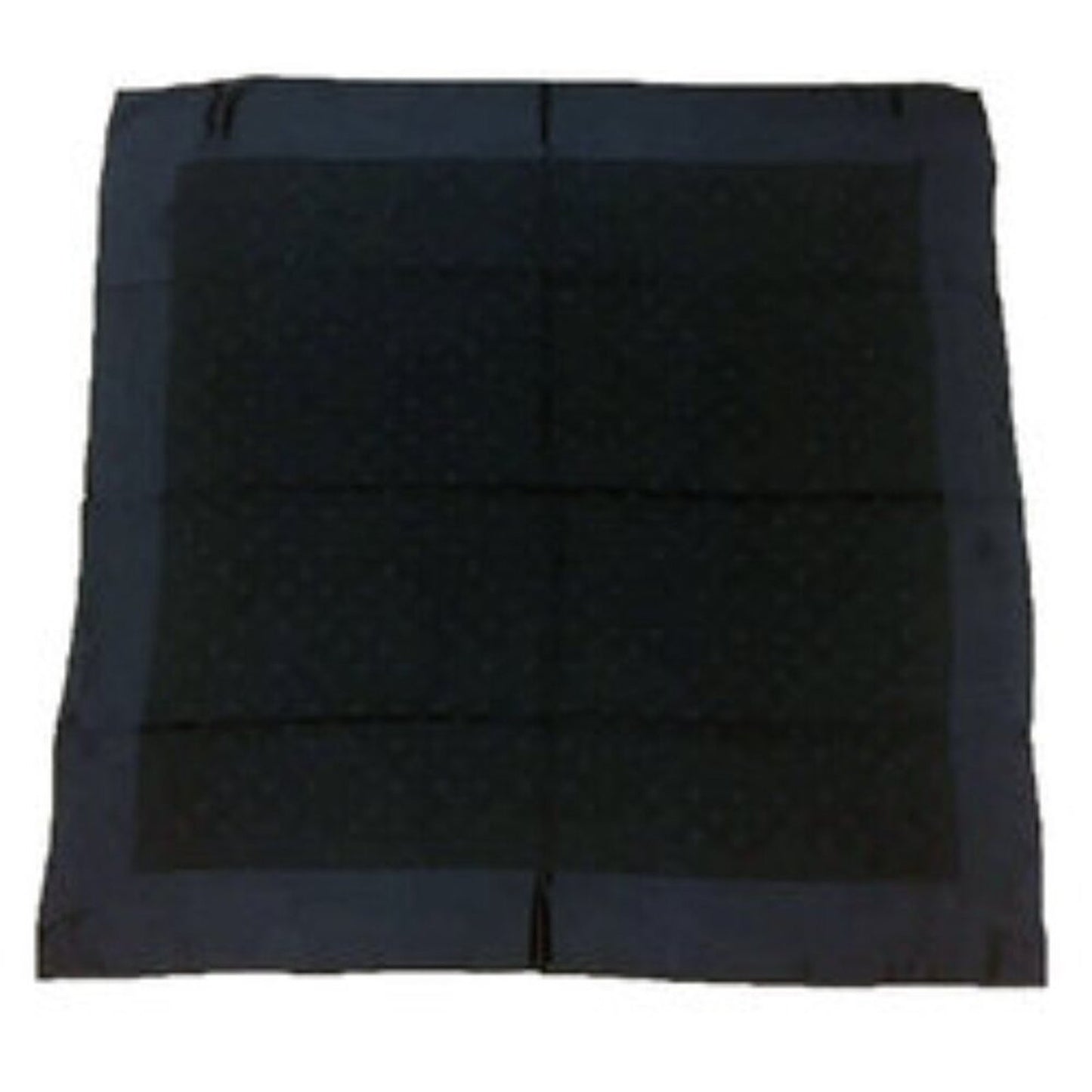 LOUIS VUITTON Carré Monaco Scarf Muffler Monogram Navy 100% Silk  - Unisex