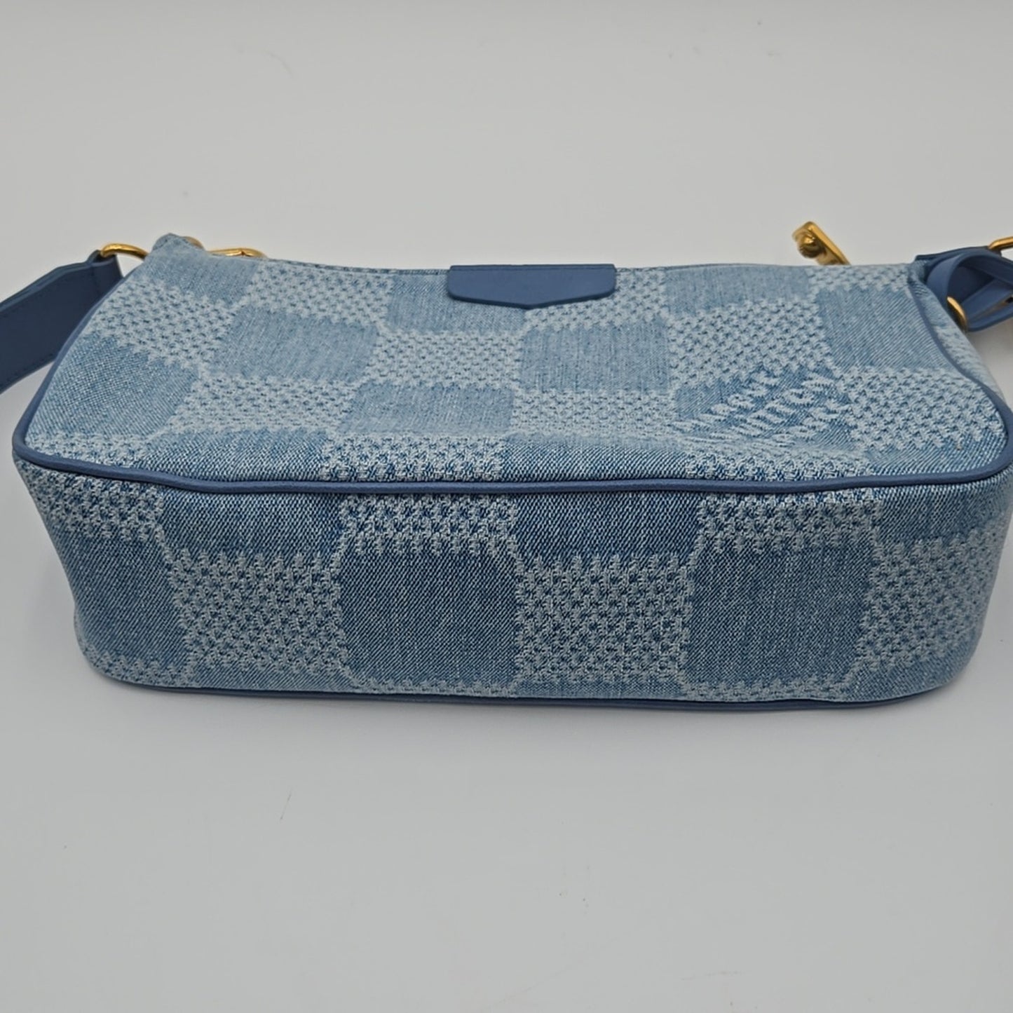 Loius Vuitton Denim Damier Limited Ed. Large Pouch - COA included