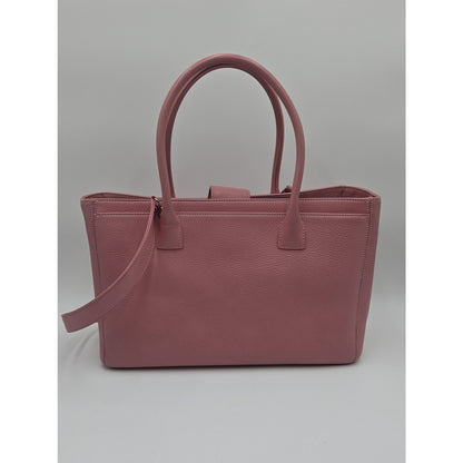 CHANEL Cerf Tote Pink Silver Hardware Series 20 - COA included