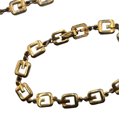 Givenchy
Vintage G Logo Collar Necklace and Bracelet - Vintage