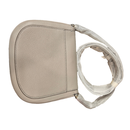 Kate Spade Roulette Pebbled Leather Small Saddle Bag - Taupe / NEW WITH TAGS