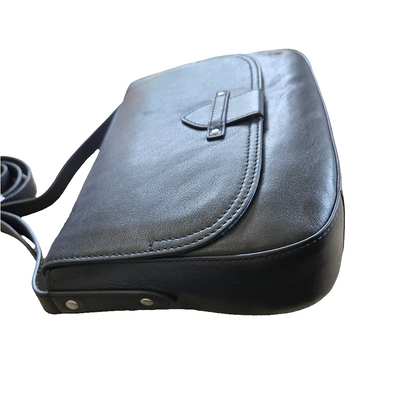 Frye Olivia Crossbody Black Soft Tumbled Full Grain, Black