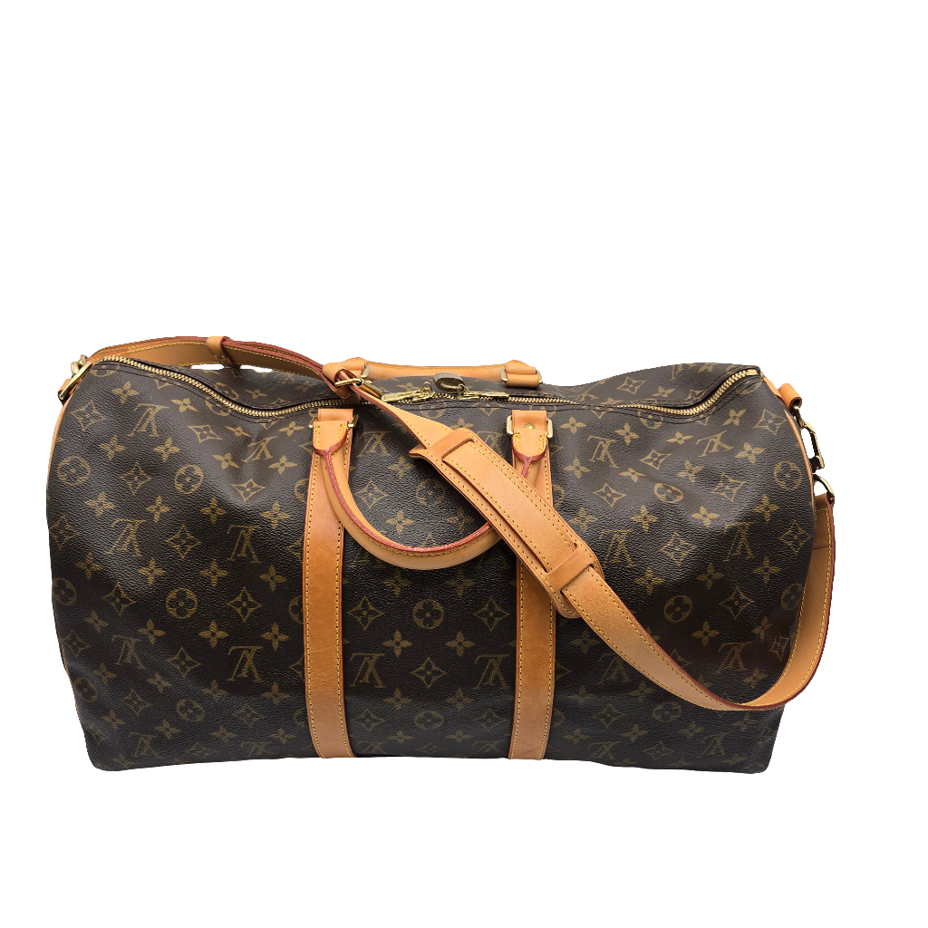 Louis Vuitton Boston Monogram Keepall Bandouliere 50 Bag