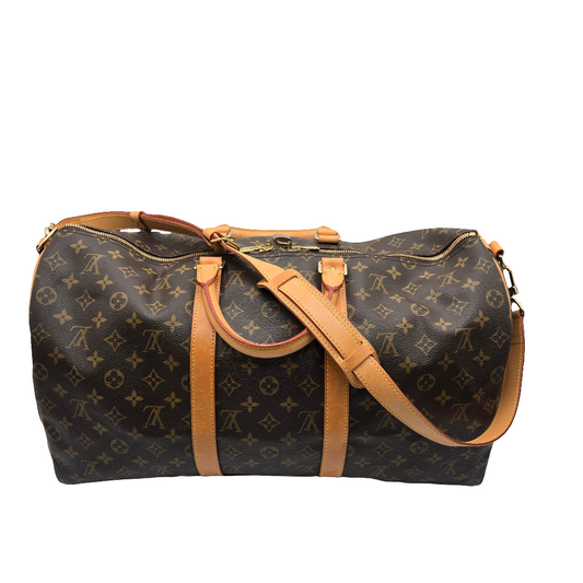Louis Vuitton Boston Monogram Keepall Bandouliere 50 Bag