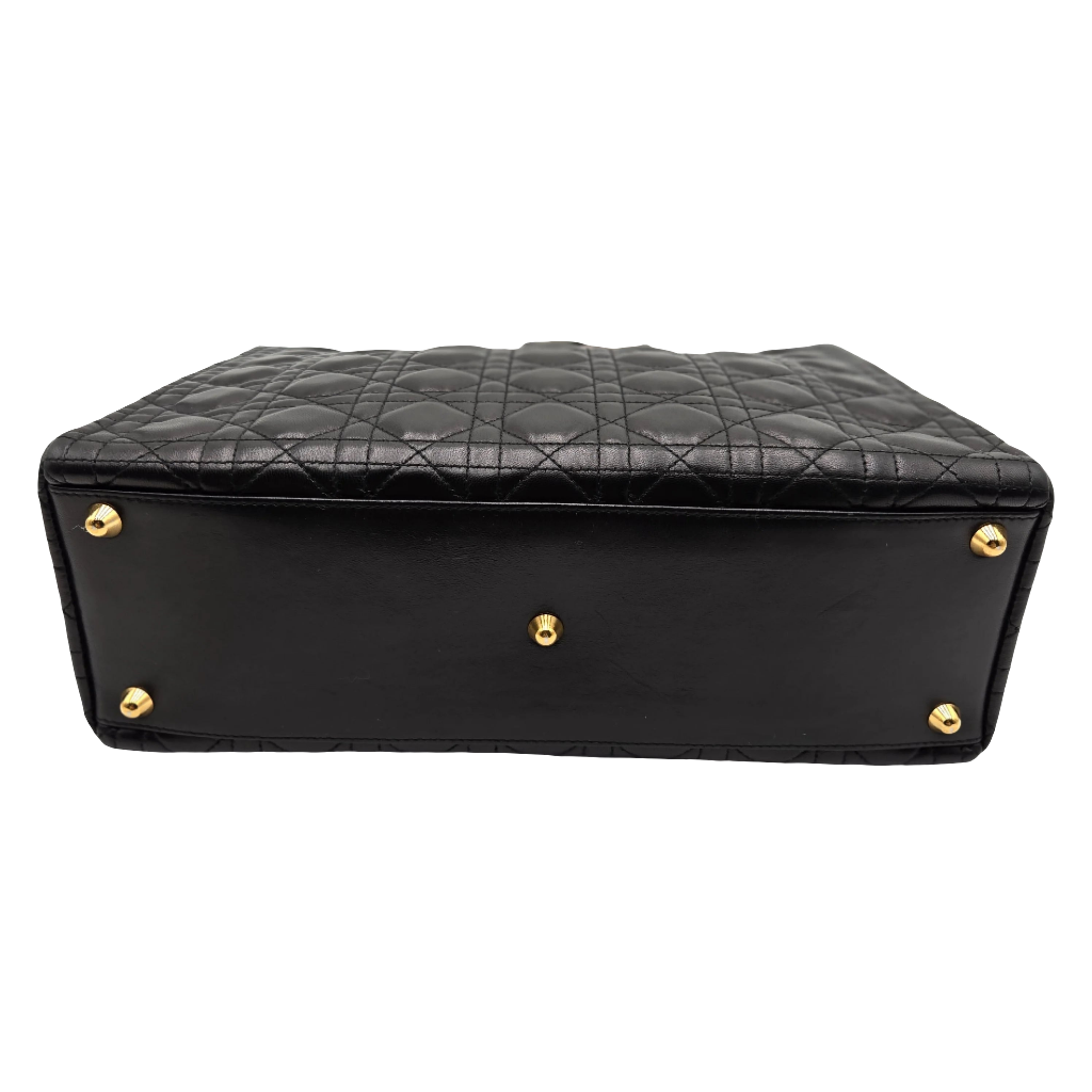 Christian Dior Lady Dior Bag Cannage Quilt Lambskin Medium