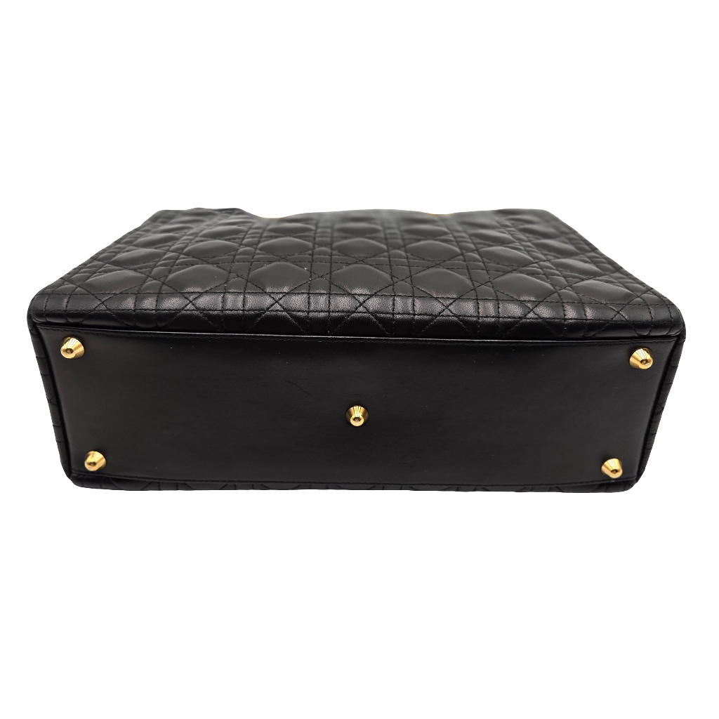 Christian Dior Lady Dior Bag Cannage Quilt Lambskin Medium