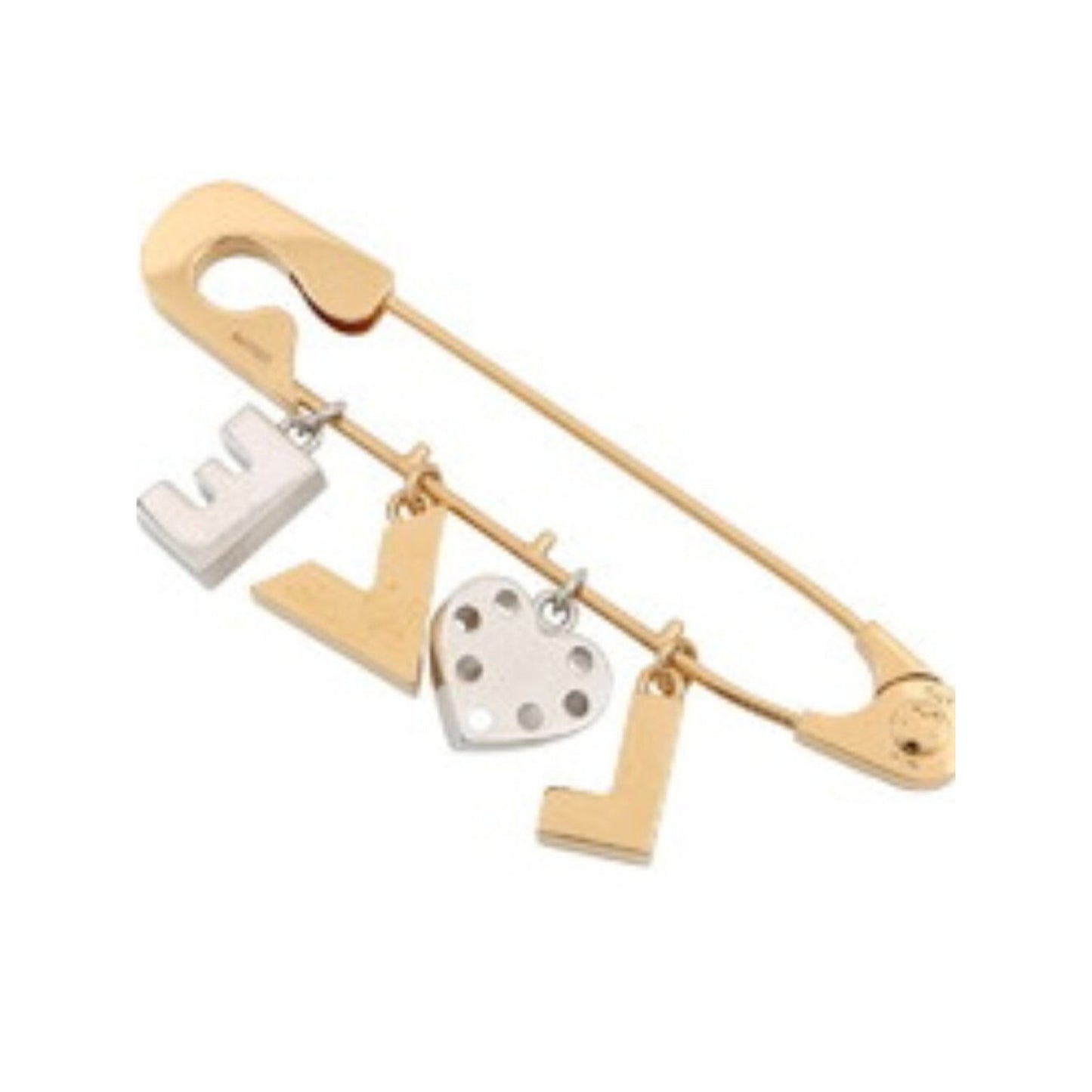 #135 - Louis Vuitton Brooch LOVE Safety Pin Motif M67035