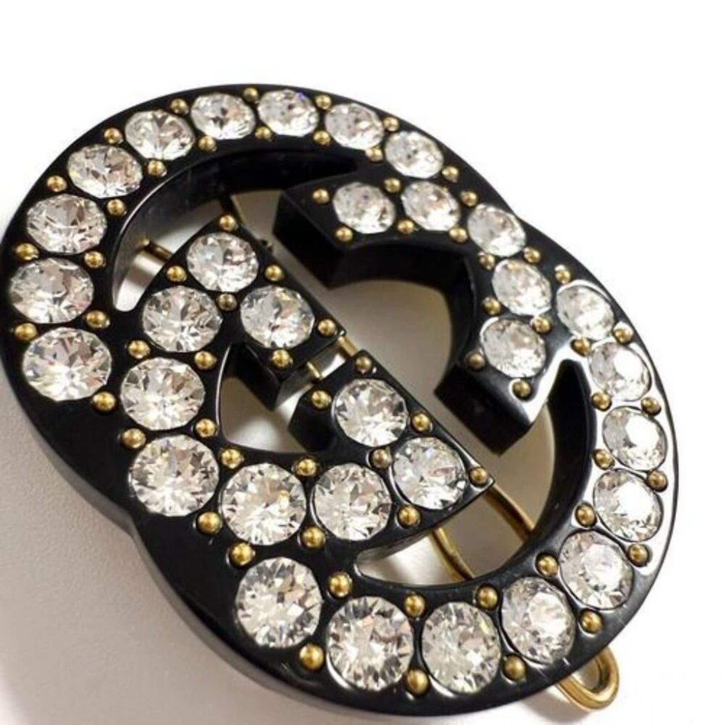 #107 - Gucci Women's Hairpin Hair Clip Barrette Double G