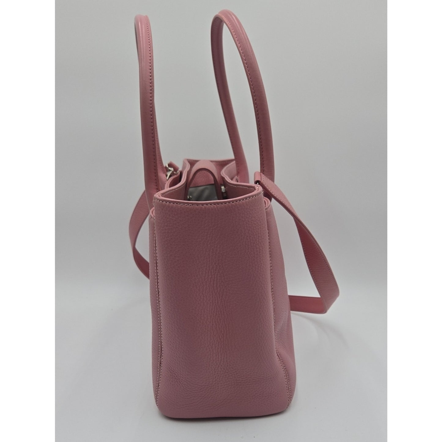 CHANEL Cerf Tote Pink Silver Hardware Series 20 - COA included