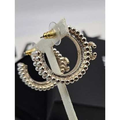 #180 - Chanel Hoop Faux Pearl 21B