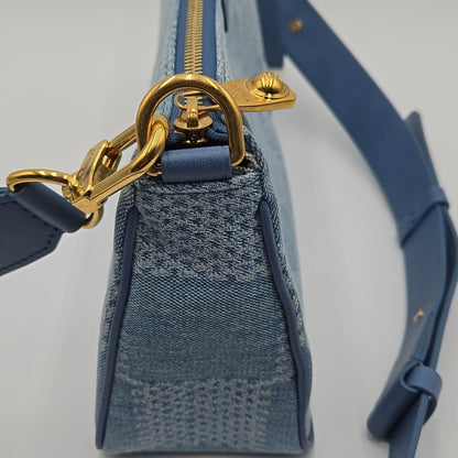 Loius Vuitton Denim Damier Limited Ed. Large Pouch - COA included