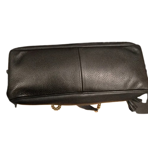 Gucci  Black Leather Soho Shoulder Bag