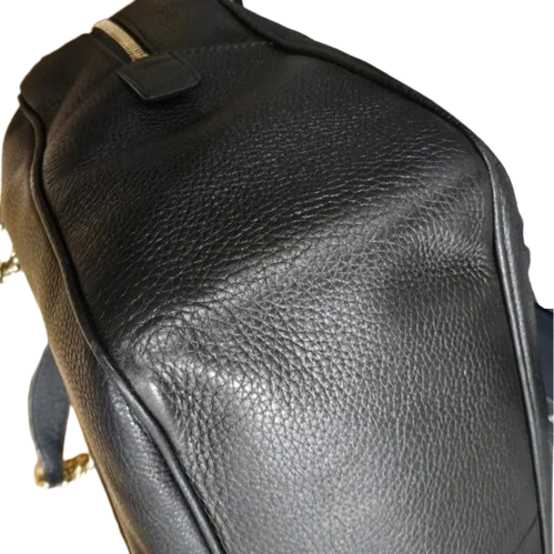 Gucci  Black Leather Soho Shoulder Bag