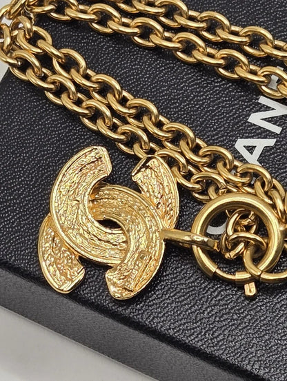 #1107 - Chanbel Line Jewelry vintage GP - VINTAGE